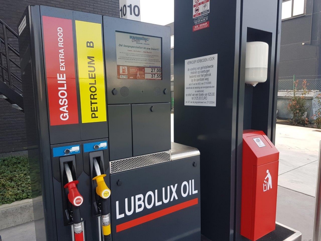 Statistisch Continu Kinderpaleis RODE GASOLIE EXTRA en PETROLEUM B tanken – Lubolux Oil